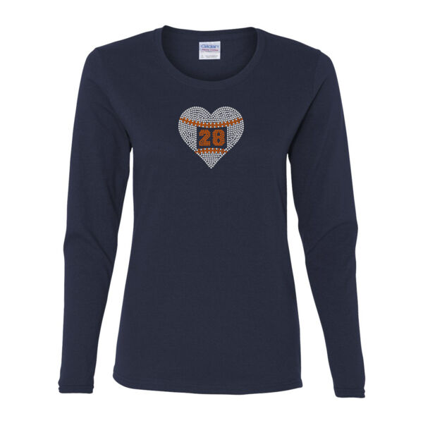 Custom Rhinestone Heart Thumbnail