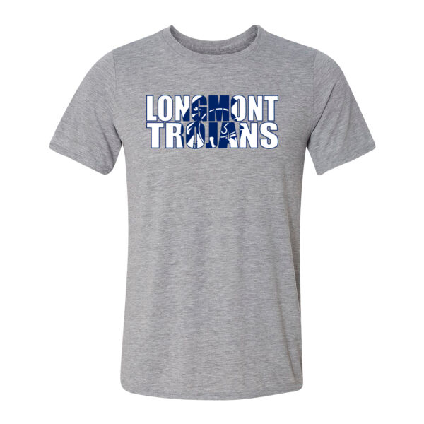 Longmont Trojans Knockout - Light Youth/Adult Ultra Performance Active Lifestyle T Shirt Thumbnail