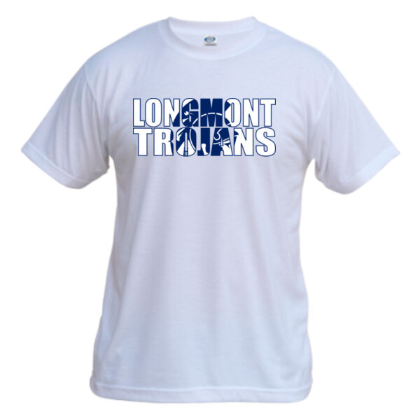 Longmont Trojans Knockout - Vapor Basic Performance Tee Thumbnail