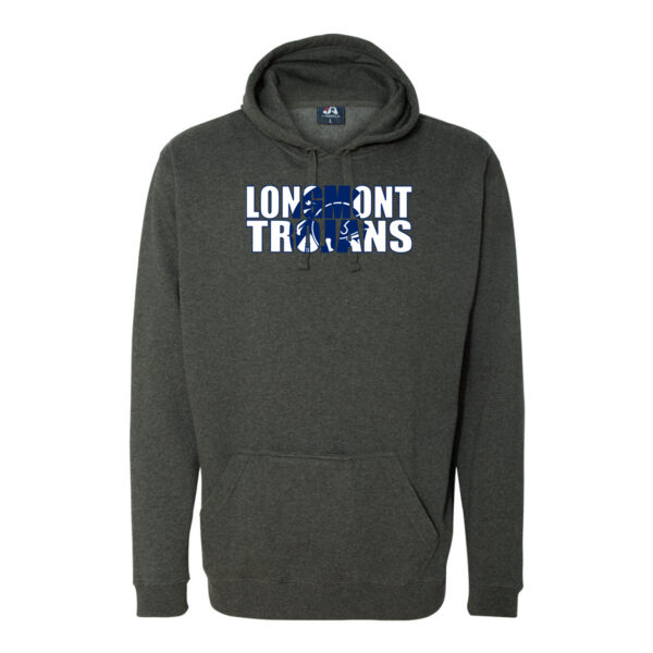 Longmont Trojans Knockout - Tailgate Hoodie with Beverage Insulator & Bottle Opener Thumbnail