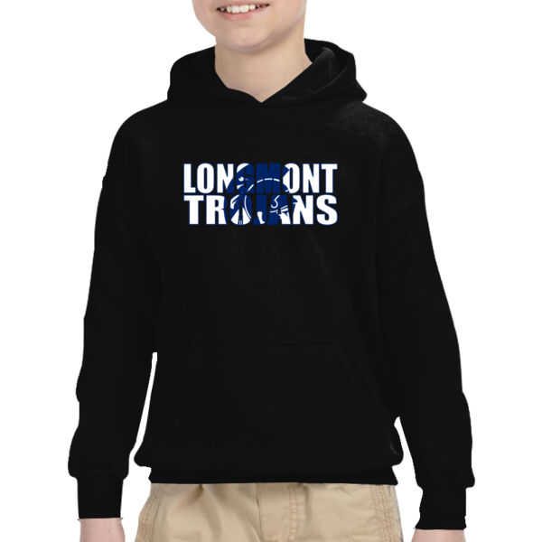 Longmont Trojans Knockout - Heavy Blend™ Youth 8 oz., 50/50 Hood Thumbnail