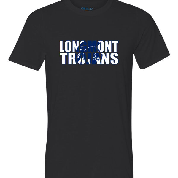 Longmont Trojans Knockout - Ultra Performance Active Lifestyle T Shirt Thumbnail