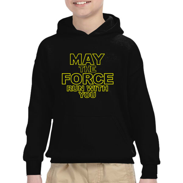 May The Force Run With You - Heavy Blend™ Youth 8 oz., 50/50 Hood Thumbnail