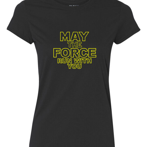 May The Force Run With You - Ladies Ultra Performance Active Lifestyle T Shirt Thumbnail