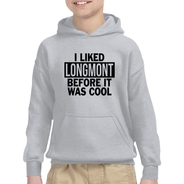 I Liked Longmont Before It Was Cool - Heavy Blend™ Youth 8 oz., 50/50 Hood Thumbnail
