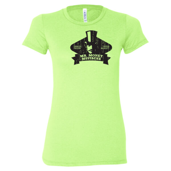Mister Money Mustache - Ladies' Cotton/Polyester T-Shirt Thumbnail