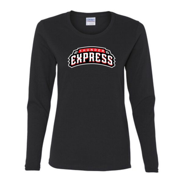 Thunder Express - Gildan Ladies Ultra Cotton™ Long Sleeve Missy Fit T Shirt Thumbnail