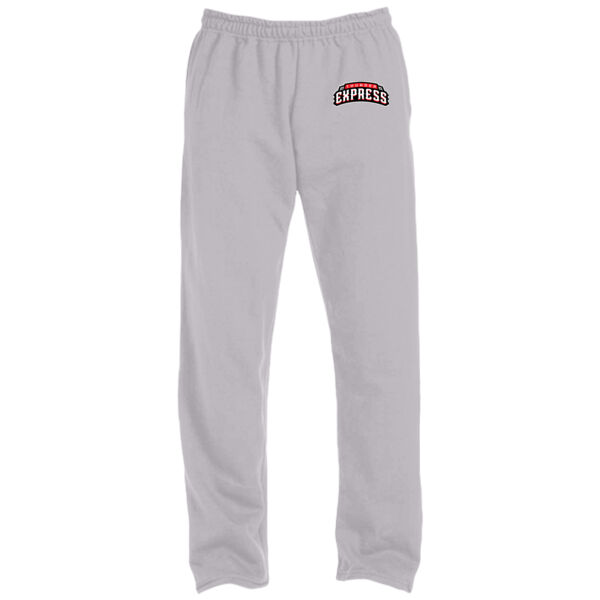 Thunder Express - DryBlend® 9.3 oz., 50/50 Open-Bottom Sweatpants Thumbnail