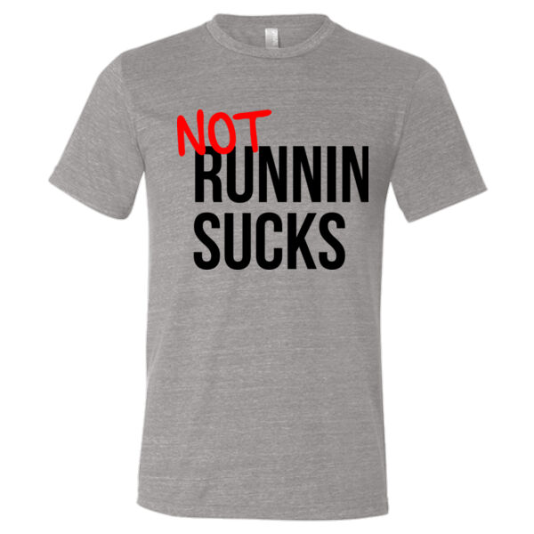 Not Running Sucks - Triblend Short Sleeve T-Shirt Thumbnail