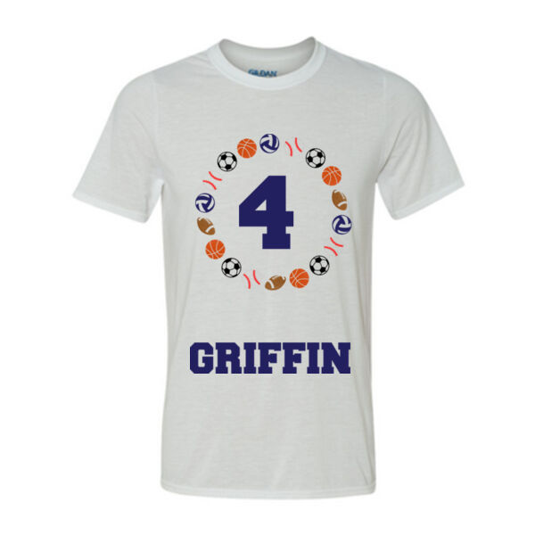 Birthday Boy Sport Balls - Light Youth/Adult Ultra Performance Active Lifestyle T Shirt Thumbnail