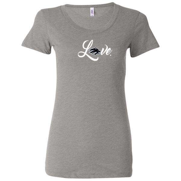 Wolves Love  - Ladies' Triblend Short Sleeve T-Shirt Thumbnail
