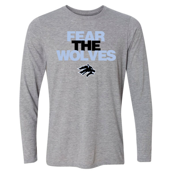 Fear the Wolves - Light Long Sleeve Ultra Performance Active Lifestyle T Shirt Thumbnail