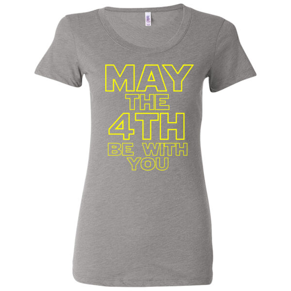 May the 4th Be With You - Ladies' Triblend Short Sleeve T-Shirt Thumbnail