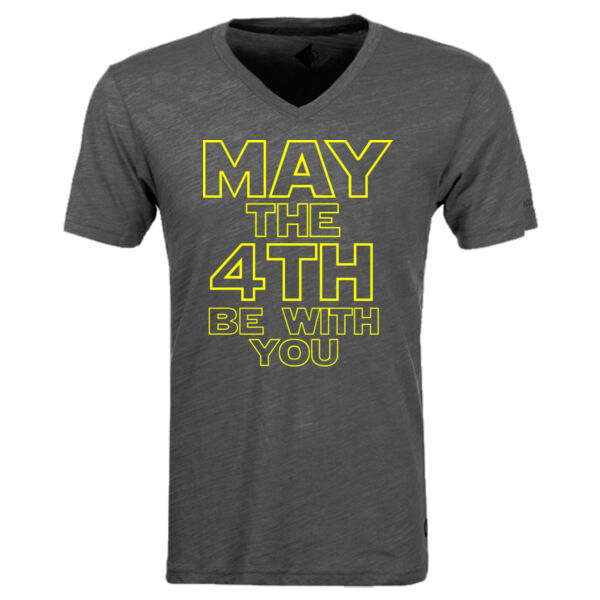 May the 4th Be With You - Triblend V-Neck T-Shirt Thumbnail
