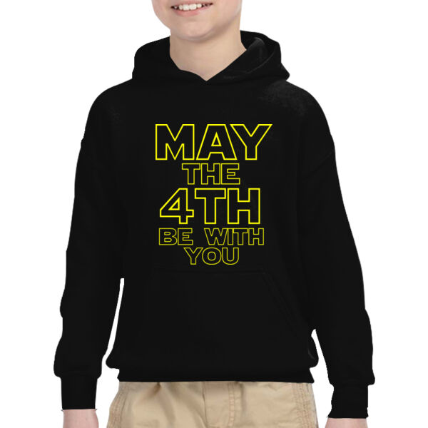 May the 4th Be With You - Heavy Blend™ Youth 8 oz., 50/50 Hood Thumbnail
