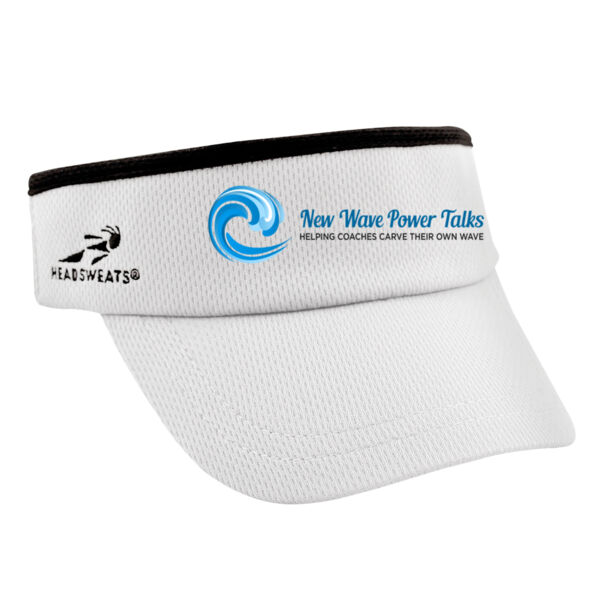 New Wave Power Talks - Headsweat Visor (Light) Thumbnail