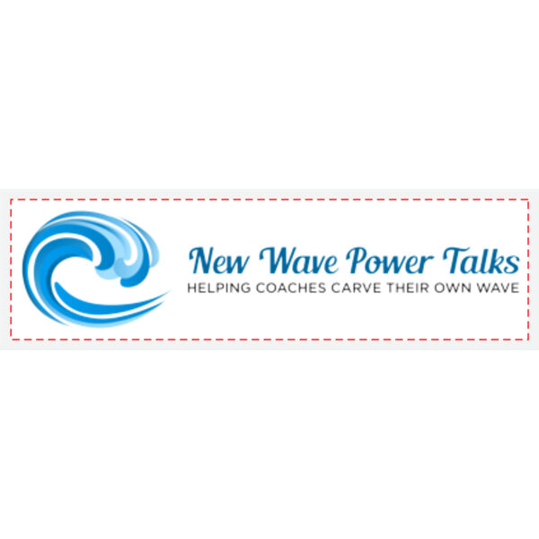 New Wave Power Talks - 3" x 10" Bumper Decal Thumbnail