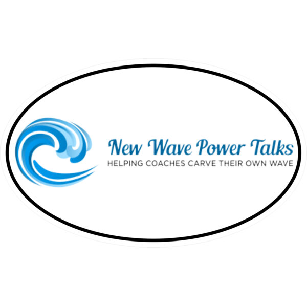New Wave Power Talks - Oval Euro Decal Thumbnail