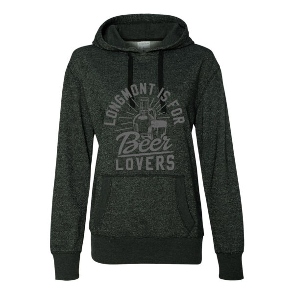 Longmont Is For Beer Lovers - Glitter Hoodie Thumbnail