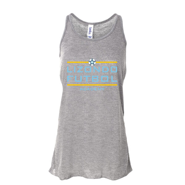 LFA - Ladies' Flowy Racerback Tank - Dark Thumbnail