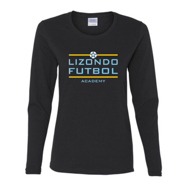 LFA - Gildan Ladies Ultra Cotton™ Long Sleeve Missy Fit T Shirt Thumbnail