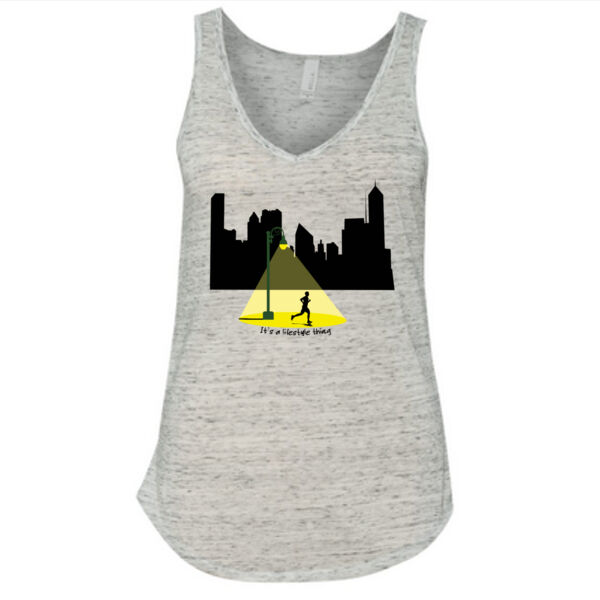 Others Sleep (Mens) - Ladies' Flowy V-Neck Tank Thumbnail