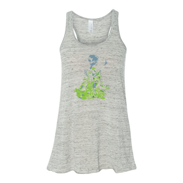 Inner Peace Yoga - Bella Ladies' Flowy Racerback Tank (S) Thumbnail