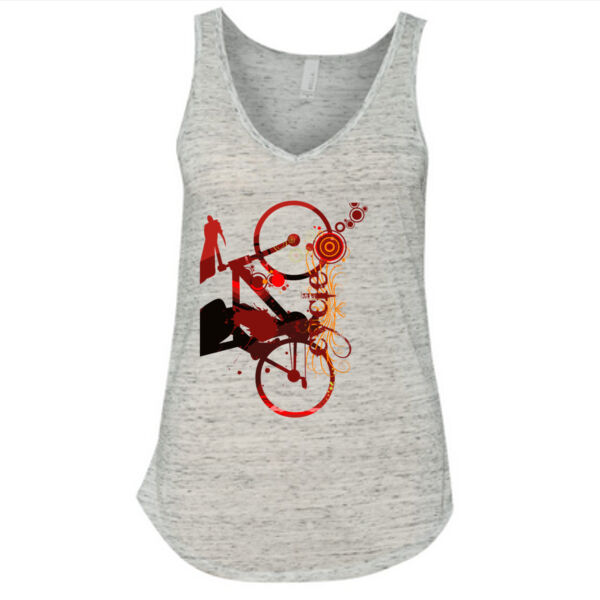 Cycling - Ladies' Flowy V-Neck Tank Thumbnail
