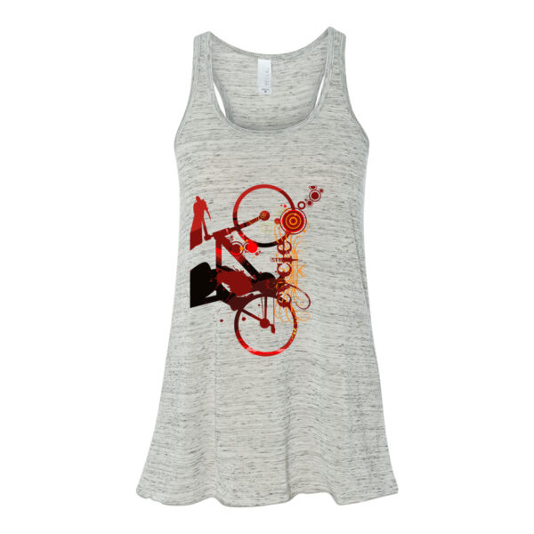 Cycling - Bella Ladies' Flowy Racerback Tank (S) Thumbnail