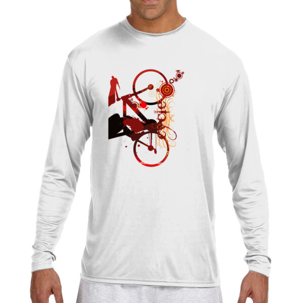 Cycling - (S) Long Sleeve Cooling Performance Crew Light Color Shirt Thumbnail