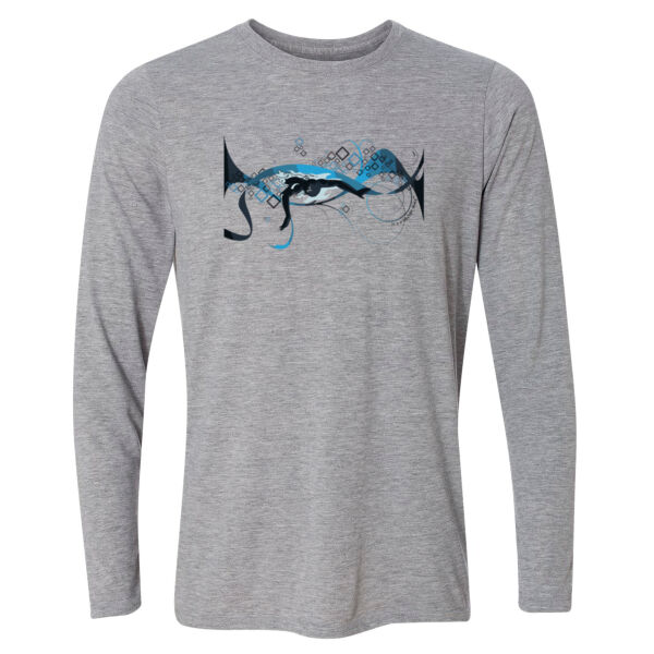 Making Waves Swimming - Light Long Sleeve Ultra Performance Active Lifestyle T Shirt Thumbnail