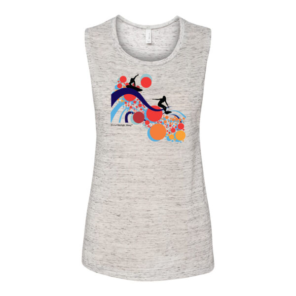 Liquid Soul surfing - Bella Flowy Scoop Muscle Tank (S) Thumbnail