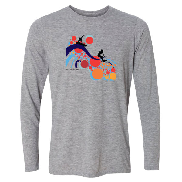 Liquid Soul surfing - Light Long Sleeve Ultra Performance Active Lifestyle T Shirt Thumbnail