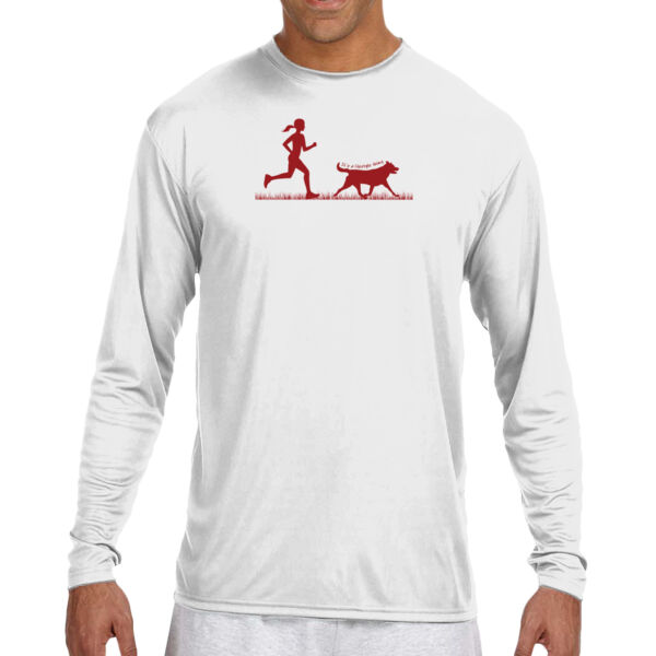 The Pacer - (S) Long Sleeve Cooling Performance Crew Light Color Shirt Thumbnail
