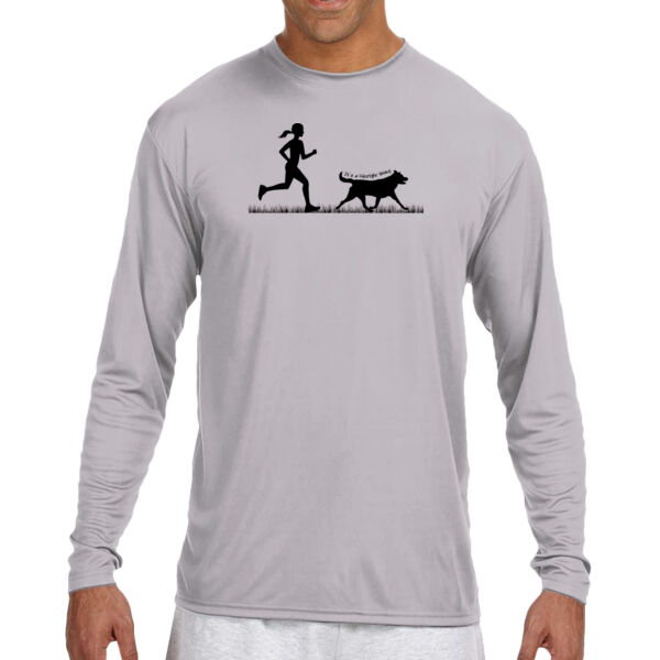 The Pacer - (S) Long Sleeve Cooling Performance Crew Light Color Shirt Thumbnail