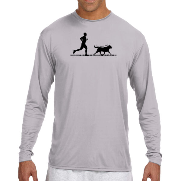 The Pacer - (S) Long Sleeve Cooling Performance Crew Light Color Shirt Thumbnail