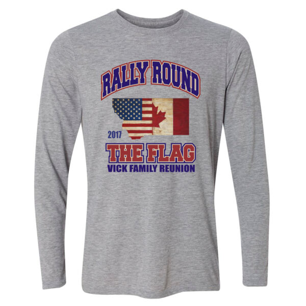 Vick Family Reunion - Light Youth Long Sleeve Ultra Performance Active Lifestyle T Shirt Thumbnail