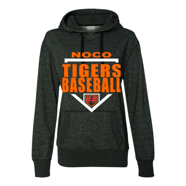 NoCo Tigers Baseball Homplate - Glitter Hoodie Thumbnail
