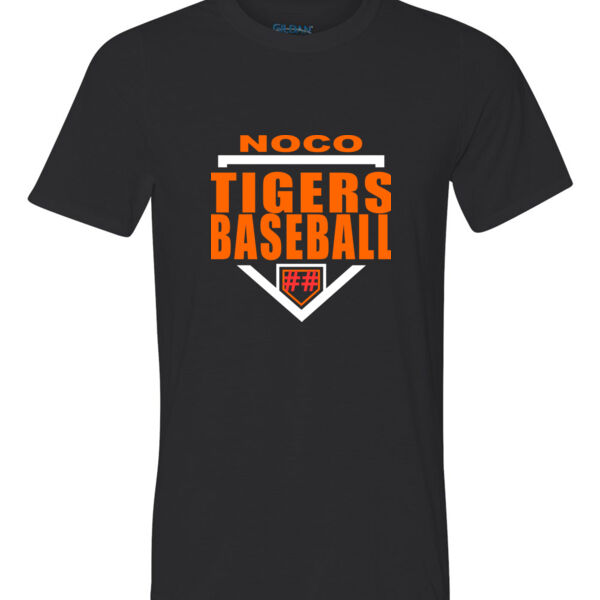 NoCo Tigers Baseball Homplate - Youth Ultra Performance Active Lifestyle T Shirt Thumbnail