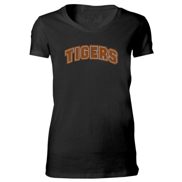 TIGERS Rhinestone Arch - Bella Favorite T-Shirt Thumbnail