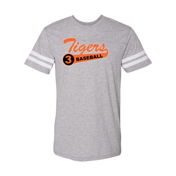 Tigers Rhinestone Tail - LAT Adult Football Fine Jersey T-Shirt Thumbnail