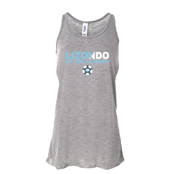 Lizondo Split Design - Ladies' Flowy Racerback Tank - Dark Thumbnail