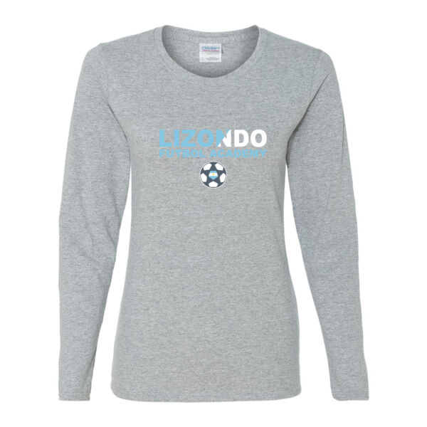 Lizondo Split Design - Gildan Ladies Ultra Cotton™ Long Sleeve Missy Fit T Shirt Thumbnail