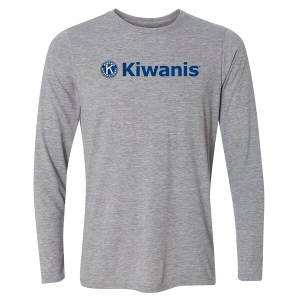 Kiwanis - Light Youth Long Sleeve Ultra Performance Active Lifestyle T Shirt Thumbnail