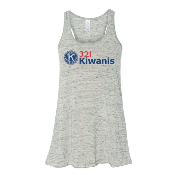 321 Kiwanis - Bella Ladies' Flowy Racerback Tank (S) Thumbnail