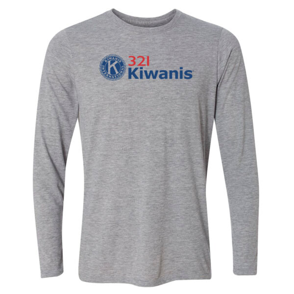 321 Kiwanis - Light Youth Long Sleeve Ultra Performance Active Lifestyle T Shirt Thumbnail