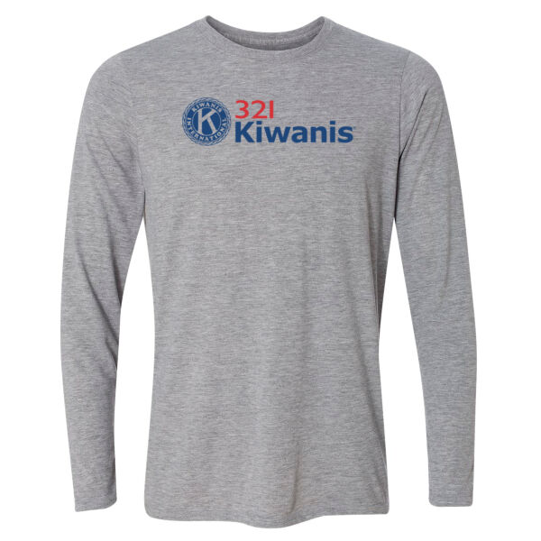 321 Kiwanis - Light Long Sleeve Ultra Performance Active Lifestyle T Shirt Thumbnail