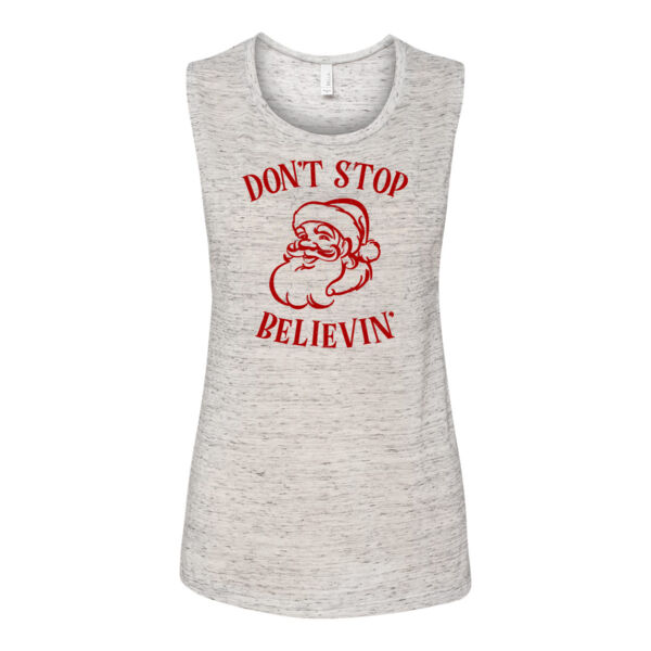 Don't Stop Believin' - Bella Flowy Scoop Muscle Tank (S) Thumbnail