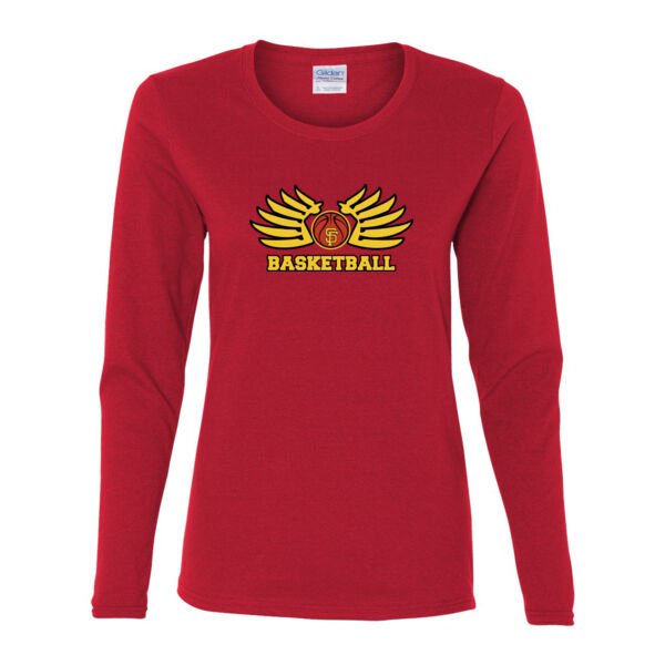 Goldwings -  - Gildan Ladies Ultra Cotton™ Long Sleeve Missy Fit T Shirt Thumbnail