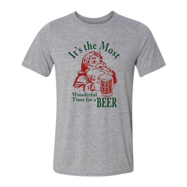 It's the most wonderful time for a beer - Light Youth/Adult Ultra Performance Active Lifestyle T Shirt Thumbnail